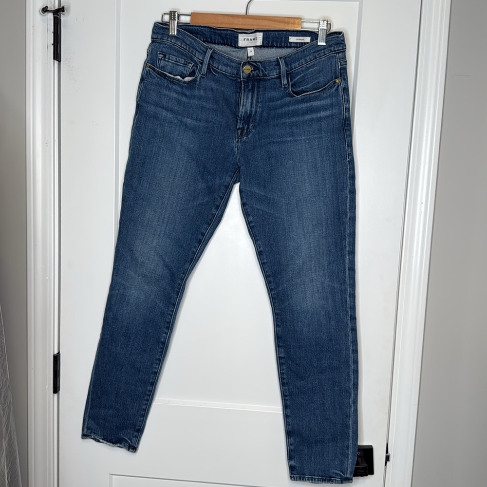 Frame Le Garcon Denim‎ Classic Ankle Slim Fit Blue Jeans - Picture 3 of 7